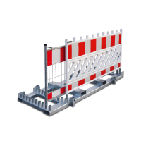 Transportpalette ATP20V f&uuml;r 20 St&uuml;ck 2,20m oder 2,40m Absperrschranken variabel